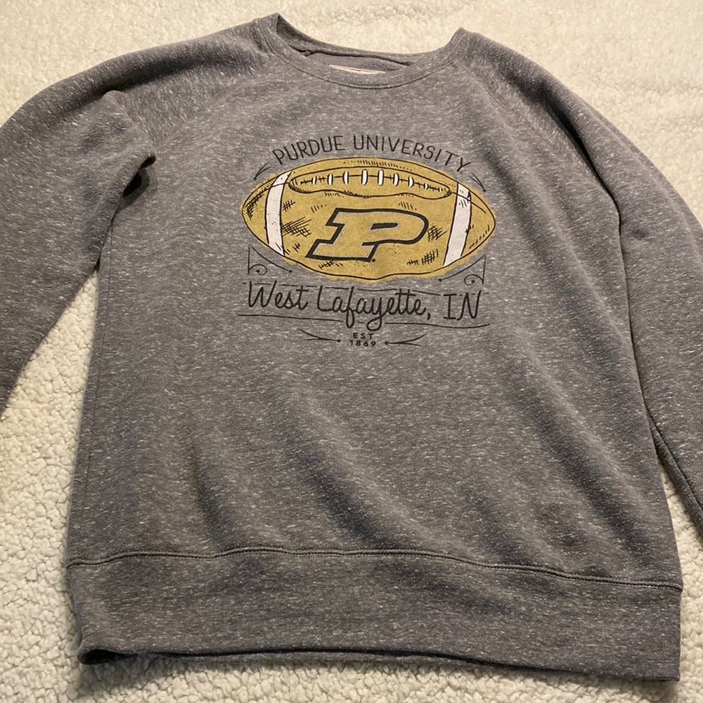 Purdue crew neck sweater
